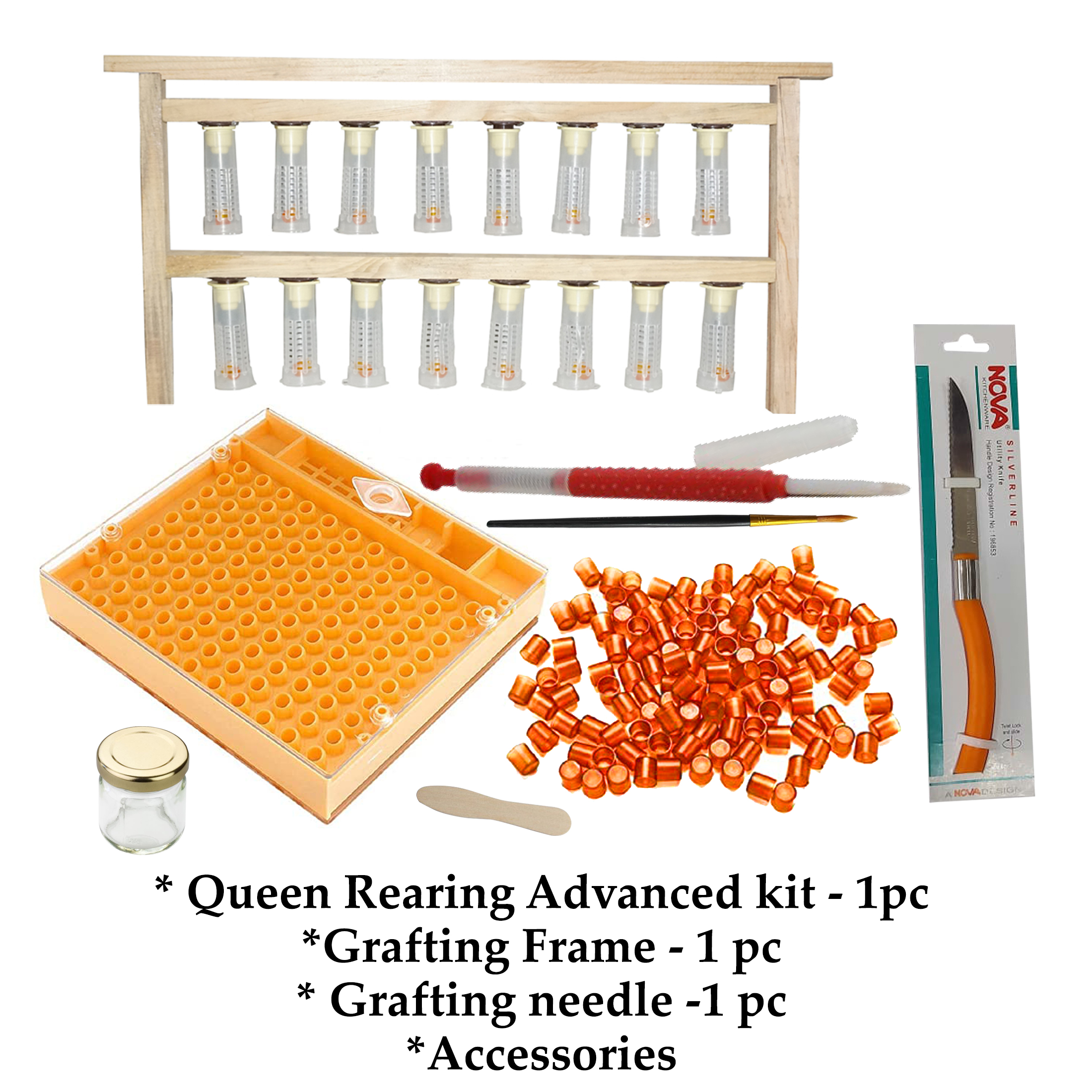 Details about   Bee Queen Rearing Kit Nuc Beekeeping Complete Grafting Kit for Apiculture 